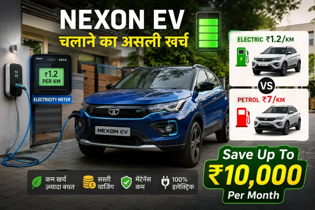 Tata Nexon EV Charging Cost Per KM 1