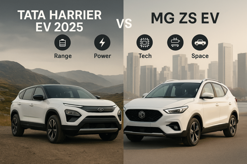 Tata Harrier EV 2025 vs. MG ZS EV: Pros and Cons