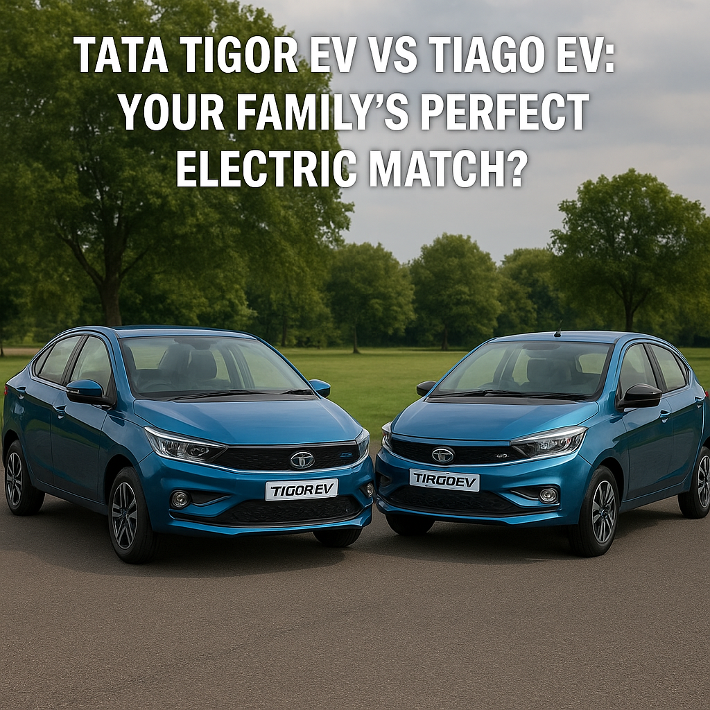 Tata Tigor EV and the Tiago EV for family use
