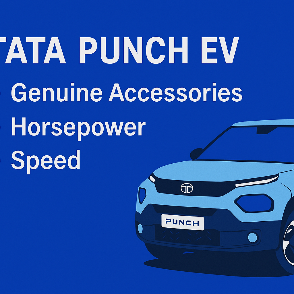 Tata Punch EV Genuine Accessories, Horsepower, and Speed