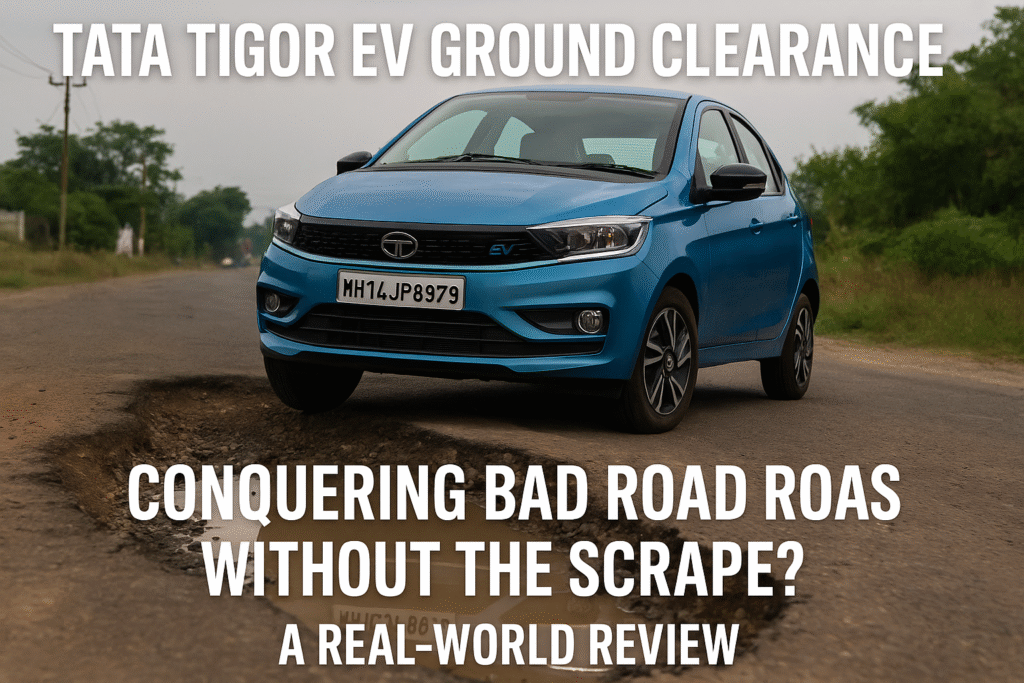Tata Tigor EV ground clearance review (bad roads)