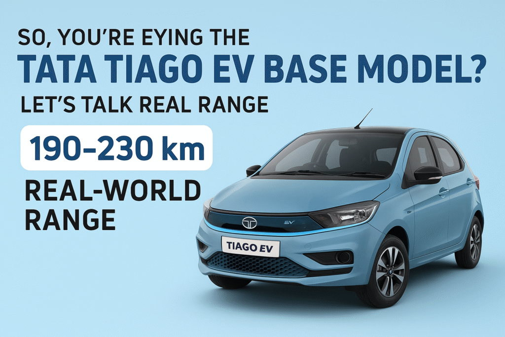 Tata Tiago EV Base Model Real-World Range