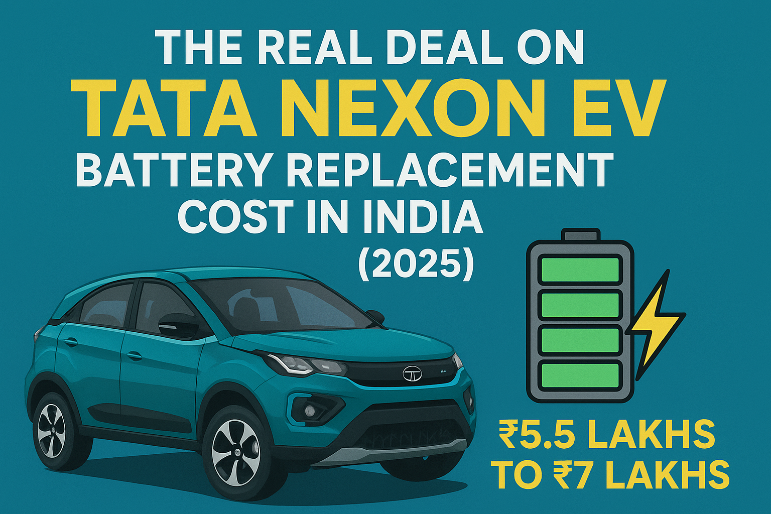 Tata Nexon EV Battery Replacement Cost in India