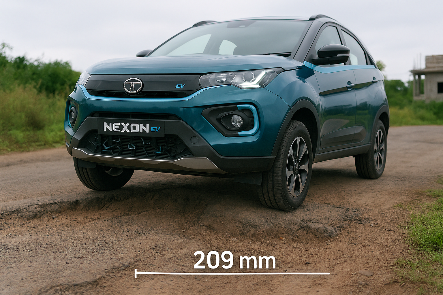 Tata Nexon EV 2025 ground clearance
