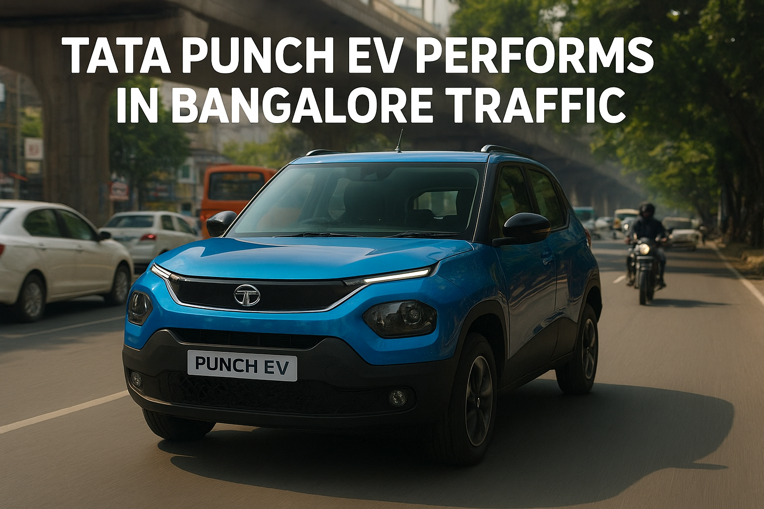 Tata Punch EV Performs in Bangalore Traffic