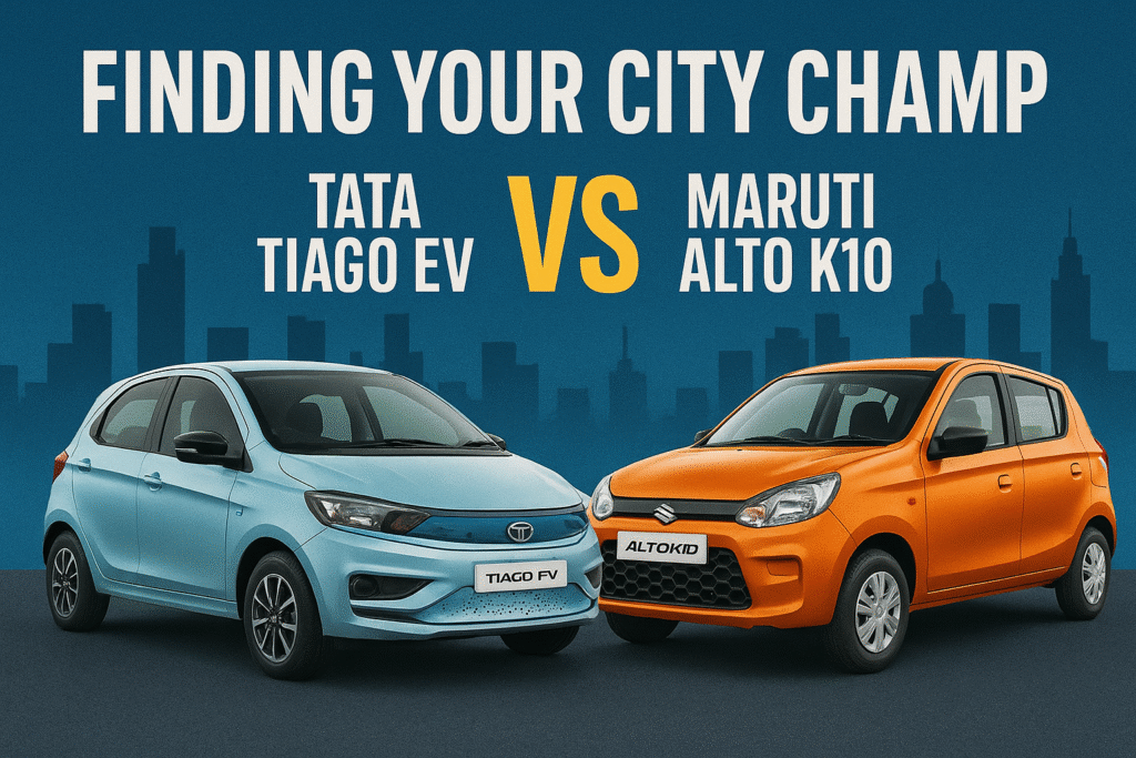 Tata Tiago EV and Maruti Suzuki Alto K10 Comparison