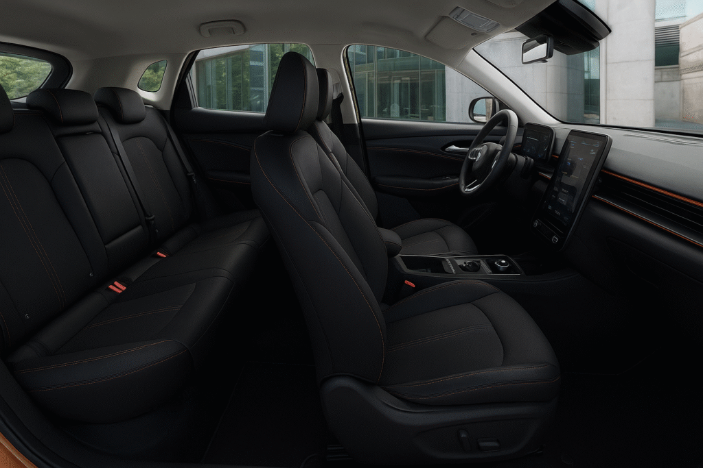 Vinfast VF6 Interior Space Dimensions in mm, cm, inches and feet