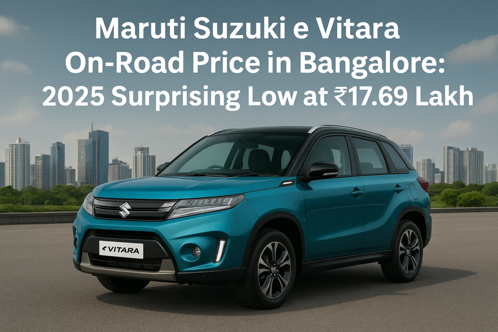 Maruti Suzuki e-Vitara On-Road Price in Bangalore