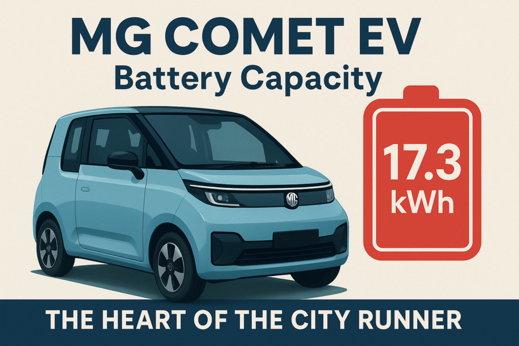 MG Comet EV Battery Capacity