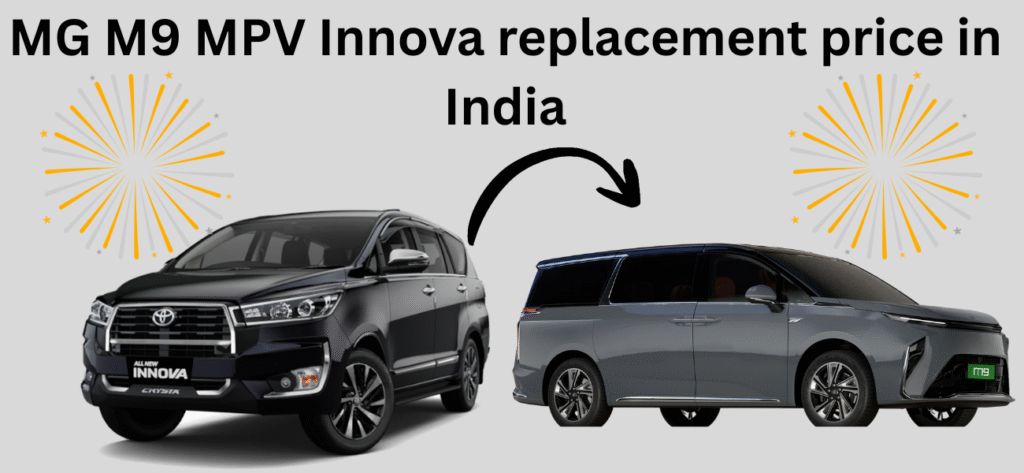 the MG M9 MPV To Innova Replacement