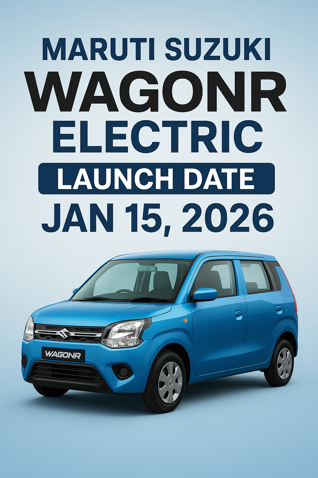 Wagon R Electric Car Launch Date in India