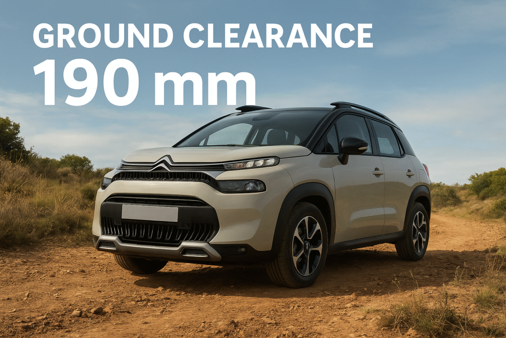 Citroen C3 Aircross ground clearance