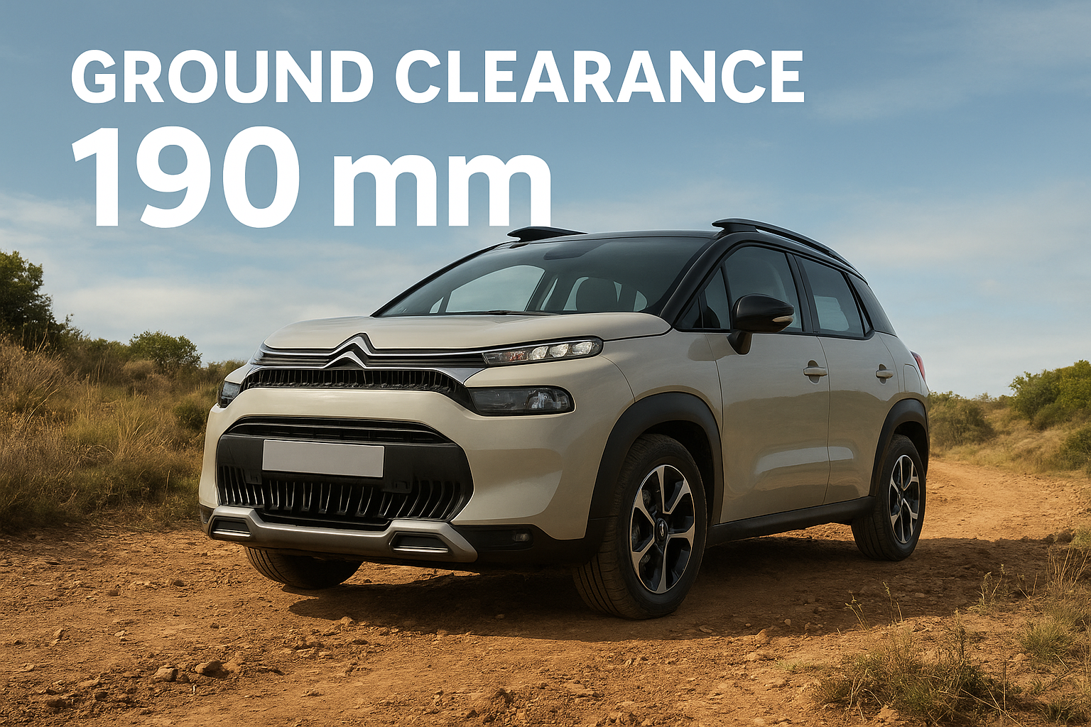 Citroen C3 Aircross ground clearance