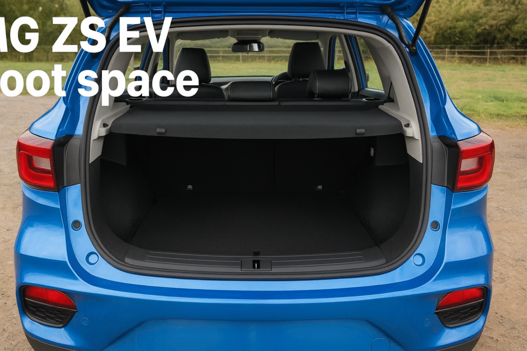 MG ZS EV Boot space