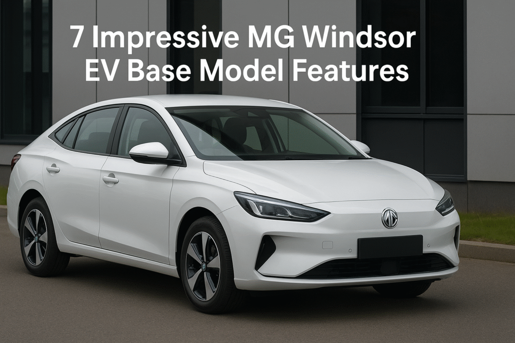 MG Windsor EV base model features