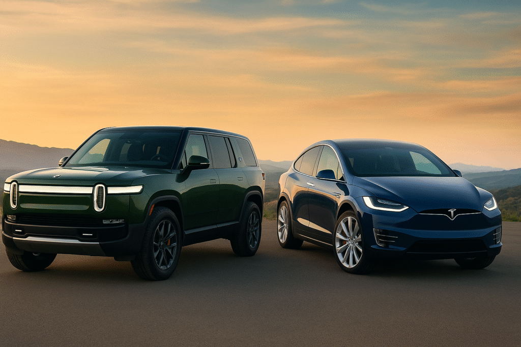 Rivian R1S vs Tesla Model X