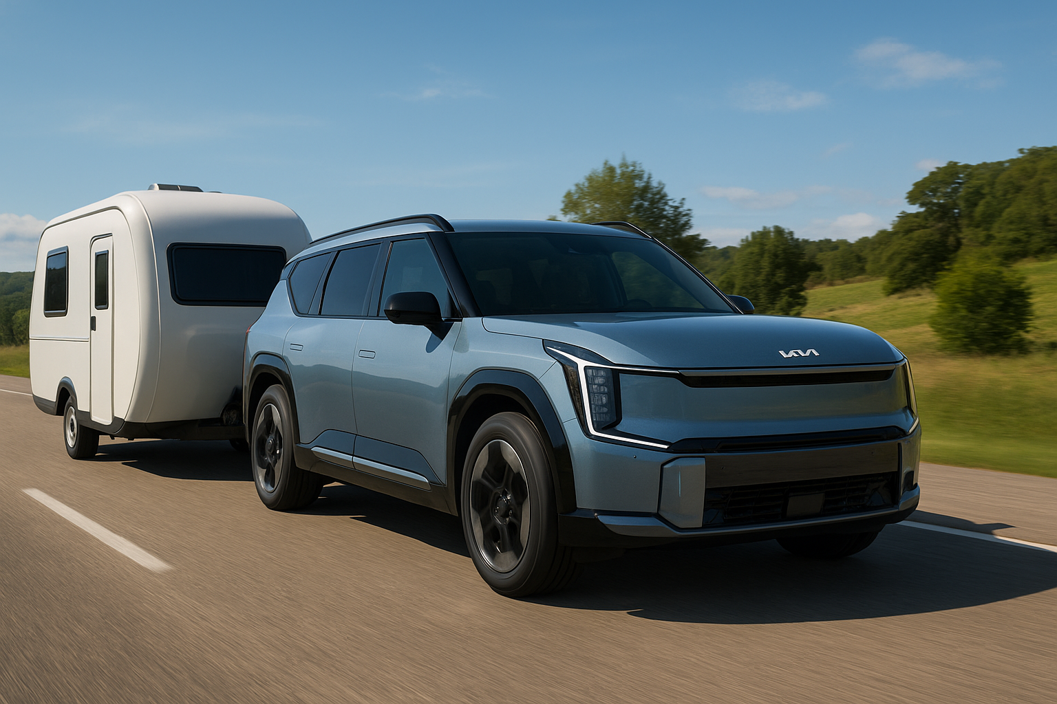 kia ev9 towing capacity