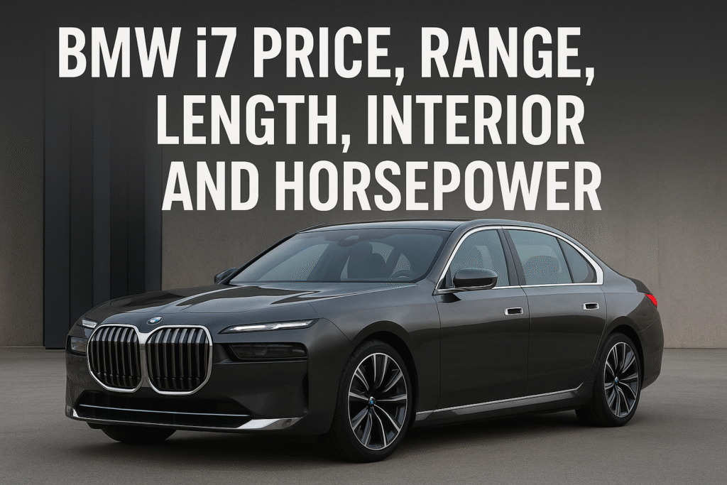 BMW i7 price, range, length, interior