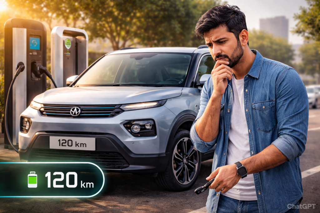 Tata Punch EV Real-World Range with AC